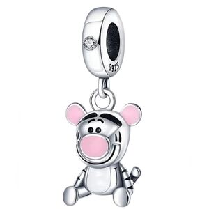 LINX Discontinued Tigger from Winnie the Pooh Silver Dangle Bracelet Charm